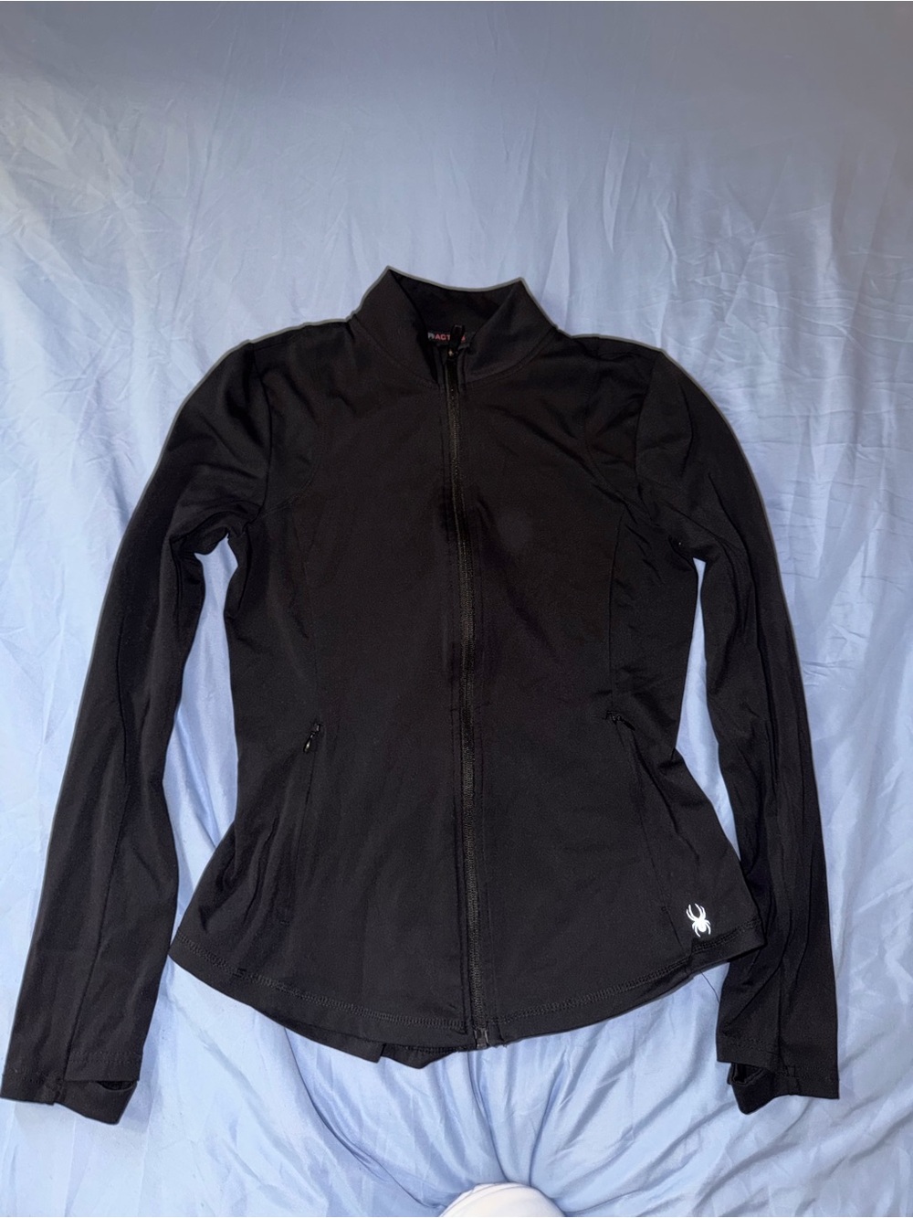 Spyder Black Women's Full-Zip Bomber Jacket